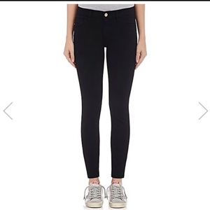 Frame Denim Black Le Skinny De Jeanne skinny jeans